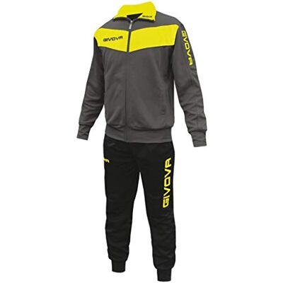 Givova , Visa Fluo, mörkgrå/gul fluo, 2XS Givova , Visa Fluo, mörkgrå/gul fluo, 2XS