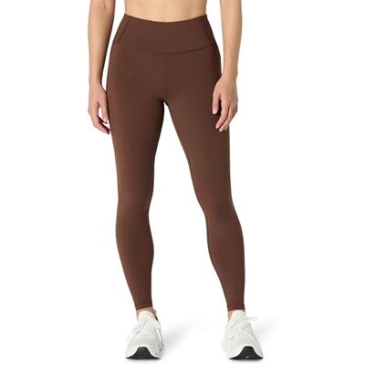 Amazon Essentials Active, totaltåg för kvinnor, medelhög midja, 27,5 tum, innersöm, full längd, gym, träning leggings, Rik hassel, XS Amazon Essentials Active, totaltåg för kvinnor, medelhög midja, 27,5 tum, innersöm, full längd, gym, träning leggings, Rik hassel, XS