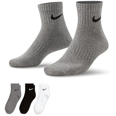 NIKE Unisex_Vuxen säsong 2021/22 sportstrumpor, vit (svart)/kolljung (svart)/svart (vit), M NIKE Unisex_Vuxen säsong 2021/22 sportstrumpor, vit (svart)/kolljung (svart)/svart (vit), M