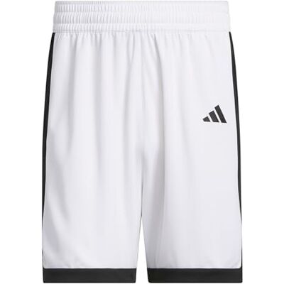 adidas herr Mens Pulse Speed Bball Short Shorts, white/black, XXL adidas herr Mens Pulse Speed Bball Short Shorts, white/black, XXL