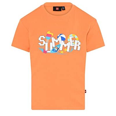 Lego Unisex T-Shirt Sommer LWTaylor 307, 277 pastell orange, 92 Lego Unisex T-Shirt Sommer LWTaylor 307, 277 pastell orange, 92
