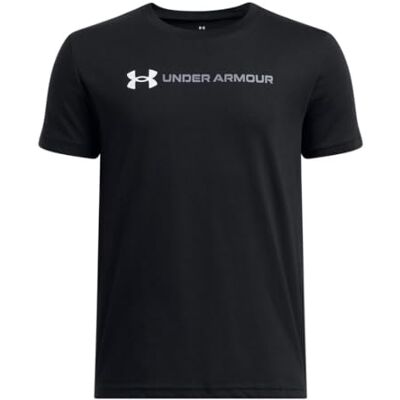 Under Armour UA B Logo Wordmark SS Svart/Vit/Titan Grå YMD Under Armour UA B Logo Wordmark SS Svart/Vit/Titan Grå YMD
