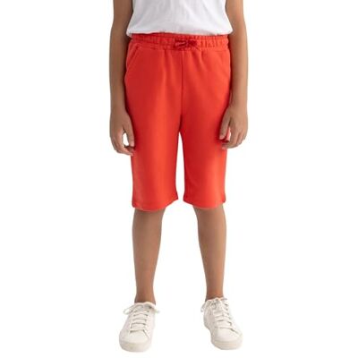 DeFacto Barn korta byxor pojkar – bekväma och eleganta shorts för aktiva pojkar, Lt. Röd, 7-8 År DeFacto Barn korta byxor pojkar – bekväma och eleganta shorts för aktiva pojkar, Lt. Röd, 7-8 År