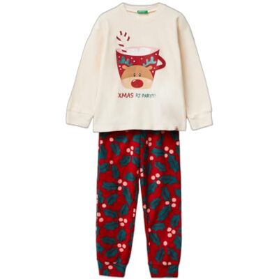 United Pig(Jersey+Pant) 3I470P09H pyjamasset, vit, XXS barn United Pig(Jersey+Pant) 3I470P09H pyjamasset, vit, XXS barn