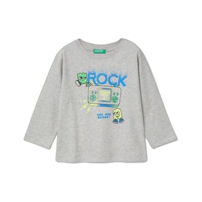 United T-shirt M/L, Grå, 2 år United T-shirt M/L, Grå, 2 år