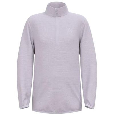 Odlo Unisex barn fleecetröja barn Roy Kids Stripe I mellanlager med halvdragkedja pojkar flickor fleecejacka Odlo Unisex barn fleecetröja barn Roy Kids Stripe I mellanlager med halvdragkedja pojkar flickor fleecejacka