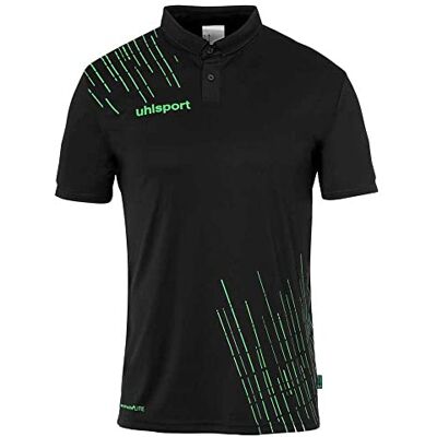 uhlsport Sportpolo för pojkar, svart/fluogrön, 164 cm uhlsport Sportpolo för pojkar, svart/fluogrön, 164 cm