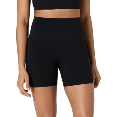 Amazon Essentials dam aktiv FormFlex fjäril mjuk hög midja 12,7 cm yoga biker shorts, Svart, XL Amazon Essentials dam aktiv FormFlex fjäril mjuk hög midja 12,7 cm yoga biker shorts, Svart, XL