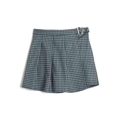 Koton Girls's Pleated Skort med spänne detaljer shorts, (7c2), 6-7 Jahre Koton Girls's Pleated Skort med spänne detaljer shorts, (7c2), 6-7 Jahre