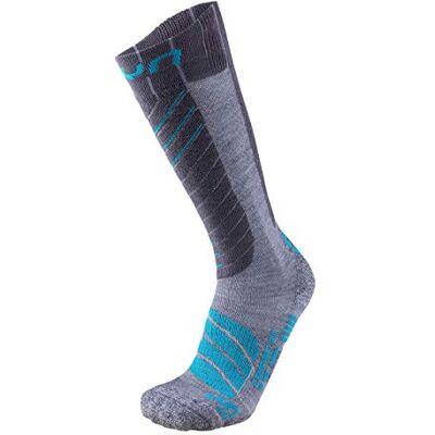 UYN dam Comfort Fit skidskor Grå/turkos 41-42 UYN dam Comfort Fit skidskor Grå/turkos 41-42
