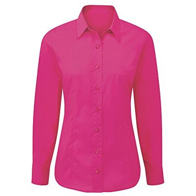 Alexandra stc-nf90pi-20 lättskött dam långärmad tröja, uni, 65% polyester/35% bomull, storlek 20, ljusrosa Alexandra stc-nf90pi-20 lättskött dam långärmad tröja, uni, 65% polyester/35% bomull, storlek 20, ljusrosa