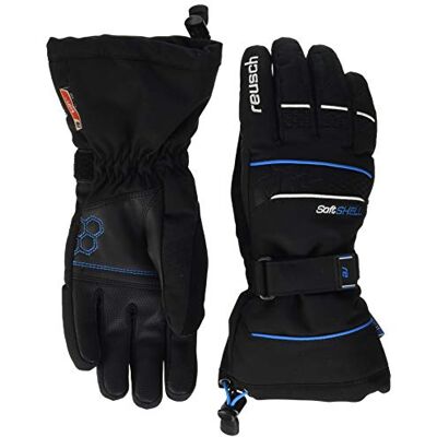 Reusch Unisex Fingerhandske Connor R-TEX XT Svart/Brilliant Blue 10 Reusch Unisex Fingerhandske Connor R-TEX XT Svart/Brilliant Blue 10