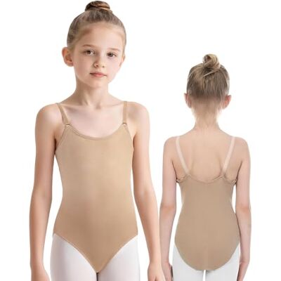 iMucci professionella kvinnor och flickor naken leotard sömlös camisole underkläder med övergångsrem, naken camisole leotard, Child M/I for 6-10 Jahre iMucci professionella kvinnor och flickor naken leotard sömlös camisole underkläder med övergångsrem, naken camisole leotard, Child M/I for 6-10 Jahre