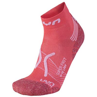 UYN dam dam springa super snabba strumpor strumpa Coral/White 41-42 UYN dam dam springa super snabba strumpor strumpa Coral/White 41-42