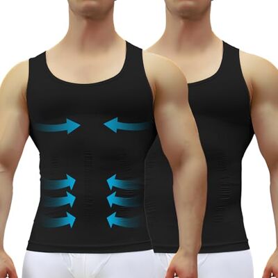 MEETYOO Compression Tank Top Herr, Shapewear Ärmlös Muskeltröjor Gym Sport Undertröja Män T-shirt Bodybuilding Träning Body Shaper Top MEETYOO Compression Tank Top Herr, Shapewear Ärmlös Muskeltröjor Gym Sport Undertröja Män T-shirt Bodybuilding Träning Body Shaper Top