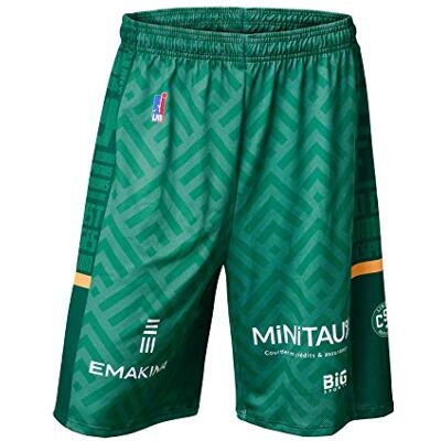 LIMOGES CSP officiella 2018 – 2019 för barn utomhus basketshorts, barn, SHORTEXTCSP, grön, FR : XXS (midjetyg: 10 ans) LIMOGES CSP officiella 2018 – 2019 för barn utomhus basketshorts, barn, SHORTEXTCSP, grön, FR : XXS (midjetyg: 10 ans)