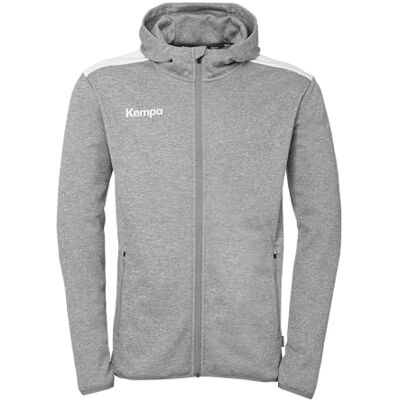 Kempa uhlsport Handboll Emotion 27 huvjacka sportjacka för män och pojkar med fodrad huva – fleece på insidan – med fickor med dragkedja Kempa uhlsport Handboll Emotion 27 huvjacka sportjacka för män och pojkar med fodrad huva – fleece på insidan – med fickor med dragkedja