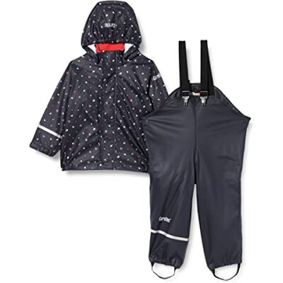 CareTec Unisex barn regnkläder set PU W/O fleece regnbyxor, Baked Apple (443), 104 CareTec Unisex barn regnkläder set PU W/O fleece regnbyxor, Baked Apple (443), 104