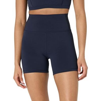Amazon Essentials dam aktiv FormFlex fjäril mjuk hög midja 12,7 cm yoga biker shorts, Marinblått Xsp, S Amazon Essentials dam aktiv FormFlex fjäril mjuk hög midja 12,7 cm yoga biker shorts, Marinblått Xsp, S