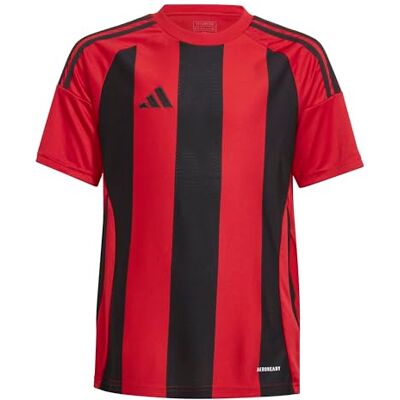 adidas unisex barn Striped 24 Jersey Kids Shirt, team power red 2/black, 5-6 Years adidas unisex barn Striped 24 Jersey Kids Shirt, team power red 2/black, 5-6 Years