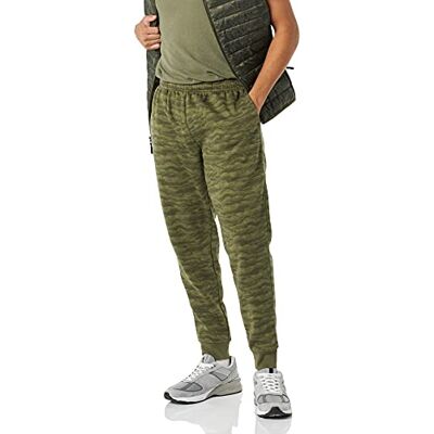 Amazon Essentials Men's Joggingbyxa fleece, Olivgrön Kamouflage, XS Amazon Essentials Men's Joggingbyxa fleece, Olivgrön Kamouflage, XS