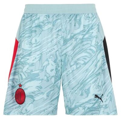 A.C. Milan Gara Målvakt Home Shorts, Säsong 2025/2026, Fotbollsshorts, Officiell produkt, Vuxen, L A.C. Milan Gara Målvakt Home Shorts, Säsong 2025/2026, Fotbollsshorts, Officiell produkt, Vuxen, L
