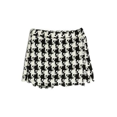 Koton Girls's Anvelop Skort Houndstood knappstängning shorts, Svart kontroll (9c9), 13-14 Jahre Koton Girls's Anvelop Skort Houndstood knappstängning shorts, Svart kontroll (9c9), 13-14 Jahre