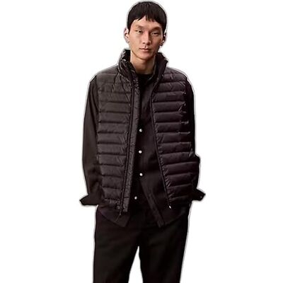 Calvin Slvlss Lt WT Nylon Puffer Vest Väst, Svart (Svart), L Herr Calvin Slvlss Lt WT Nylon Puffer Vest Väst, Svart (Svart), L Herr