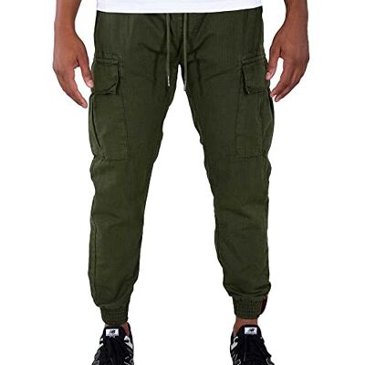 Alpha Industries Ripstop Jogger fritidsbyxor för män Dark Olive Alpha Industries Ripstop Jogger fritidsbyxor för män Dark Olive