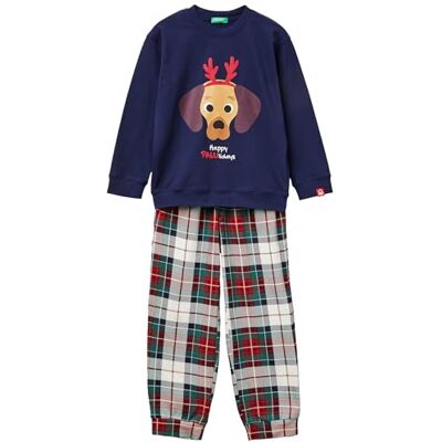 United Pig(Jersey+Pant) 3DKE0P09Q Pyjamaset, Blå, 3XL Barn United Pig(Jersey+Pant) 3DKE0P09Q Pyjamaset, Blå, 3XL Barn