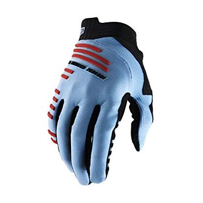 100% unisex R-CORE handskar Light Blue/Fluo Red L 100% unisex R-CORE handskar Light Blue/Fluo Red L
