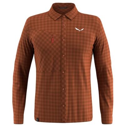 Salewa Puez Dry M L/S skjorta, Bombay brun, XL Salewa Puez Dry M L/S skjorta, Bombay brun, XL