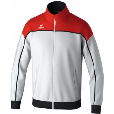 Erima Unisex "CHANGE by träningsjacka, vit/röd/svart, XXL Erima Unisex "CHANGE by träningsjacka, vit/röd/svart, XXL