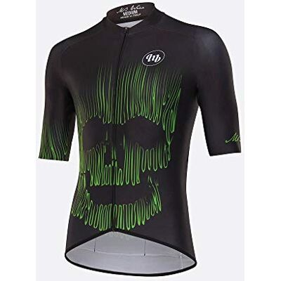 MB Wear Trikot Green Skull-S unisex vuxna, grön/svart, FR: S (storlek tillverkare: S) MB Wear Trikot Green Skull-S unisex vuxna, grön/svart, FR: S (storlek tillverkare: S)