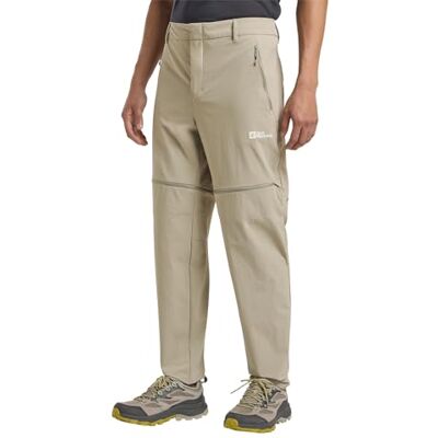 Jack Wolfskin Hikeout Zip Off Pants M vandringsbyxor, sten, 50 Kurz herr, Sten, 50 Kurz Jack Wolfskin Hikeout Zip Off Pants M vandringsbyxor, sten, 50 Kurz herr, Sten, 50 Kurz