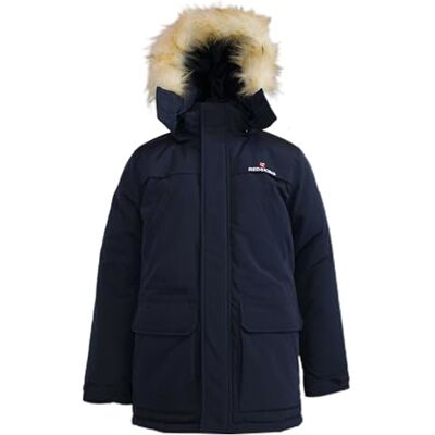 REDSKINS Junior Väst Vinter Jacket Varm Tröja Regnrock Parka Coat För Barn Flickor Flicka Modell 1091 Svart Midja 10 År REDSKINS Junior Väst Vinter Jacket Varm Tröja Regnrock Parka Coat För Barn Flickor Flicka Modell 1091 Svart Midja 10 År