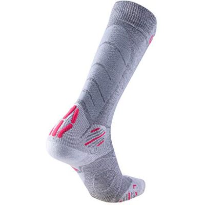 UYN DAMEN SKITURENSOCKOR Silver/fuchsia 35/36 UYN DAMEN SKITURENSOCKOR Silver/fuchsia 35/36