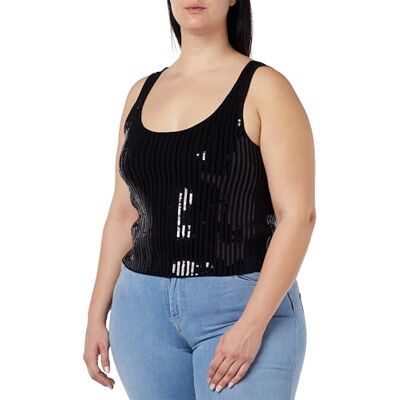 7 For All Mankind Damtopp, svart, L 7 For All Mankind Damtopp, svart, L