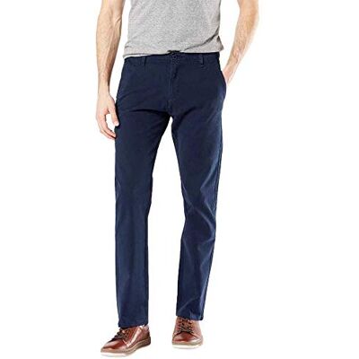 Dockers Smart 360 Flex Alpha Slim Byxor för män, Blå 12, 80W / 33L Dockers Smart 360 Flex Alpha Slim Byxor för män, Blå 12, 80W / 33L
