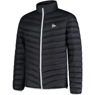 Dunlop ESSENTIALS UNISEX sportjacka, svart/silver, M Dunlop ESSENTIALS UNISEX sportjacka, svart/silver, M