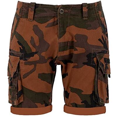 Alpha Industries Crew Short Camo för män Burned Alpha Industries Crew Short Camo för män Burned