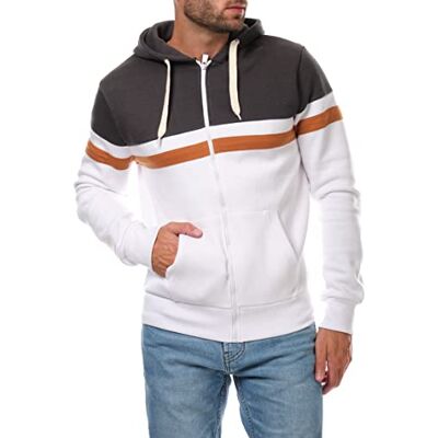 HOPENLIFE Ness Cardigan, Vit-Anthra, S herr, vit anthra, S HOPENLIFE Ness Cardigan, Vit-Anthra, S herr, vit anthra, S