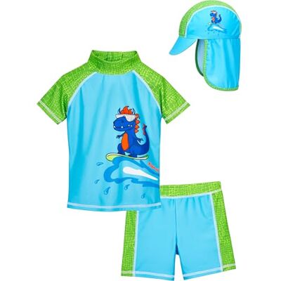 Playshoes Badset, tvådelad baddräkt, baddräkt + badmössa med UV-skydd 50+ solskydd Playshoes Badset, tvådelad baddräkt, baddräkt + badmössa med UV-skydd 50+ solskydd