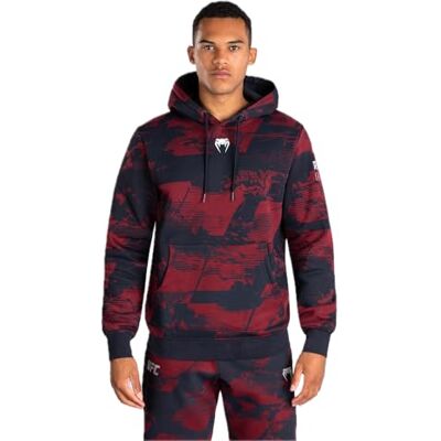 Venum UFC Zenith för herr marinblå/silver autentisk kampvecka pullover huvtröja M Venum UFC Zenith för herr marinblå/silver autentisk kampvecka pullover huvtröja M