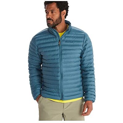 Marmot Echo Featherless Jacket, Ultralätt isolerad vinterjacka, varm outdoorjacka, vattenavstötande täckjacka, vindtät funktionsjacka, liten packstorlek, Män, Dusty Teal, M Marmot Echo Featherless Jacket, Ultralätt isolerad vinterjacka, varm outdoorjacka, vattenavstötande täckjacka, vindtät funktionsjacka, liten packstorlek, Män, Dusty Teal, M