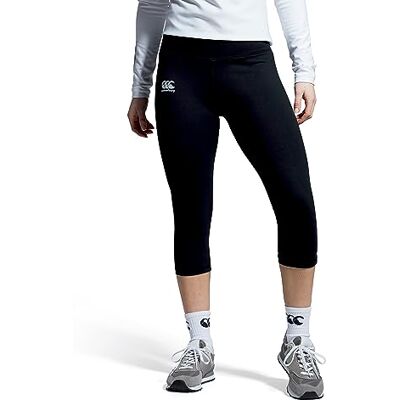 Canterbury Vapodri Capri-tights för kvinnor Kolsvart 16 Canterbury Vapodri Capri-tights för kvinnor Kolsvart 16