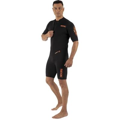 SEAC Liberty Short Man – Shorty Våtdräkt för män, 3,5 mm i Neopren Våtdräkt Snorkling och Vattensport – Resistent med Supratex-förstärkningar, främre dragkedja och färgstorlekar SEAC Liberty Short Man – Shorty Våtdräkt för män, 3,5 mm i Neopren Våtdräkt Snorkling och Vattensport – Resistent med Supratex-förstärkningar, främre dragkedja och färgstorlekar