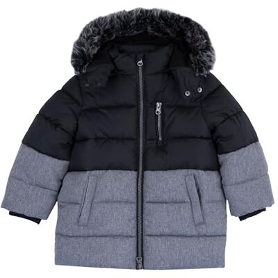 Chicco , barnjacka med huva och praktisk dragkedja, med moderna och fashionabla mönster, maskintvättbar, barnkläder, designad i Italien, Grå (2), 2 år Chicco , barnjacka med huva och praktisk dragkedja, med moderna och fashionabla mönster, maskintvättbar, barnkläder, designad i Italien, Grå (2), 2 år