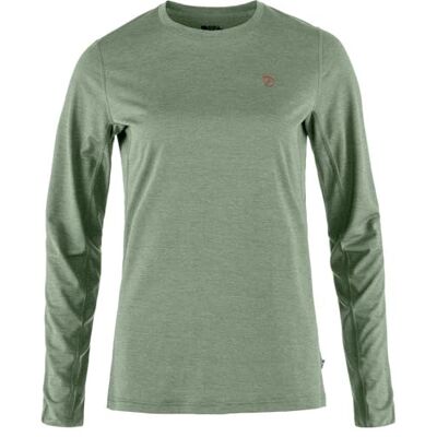 Fjällräven Fjallraven 14600161-614 Abisko Day Hike LS W sweatshirt dam patina grön storlek M Fjällräven Fjallraven 14600161-614 Abisko Day Hike LS W sweatshirt dam patina grön storlek M