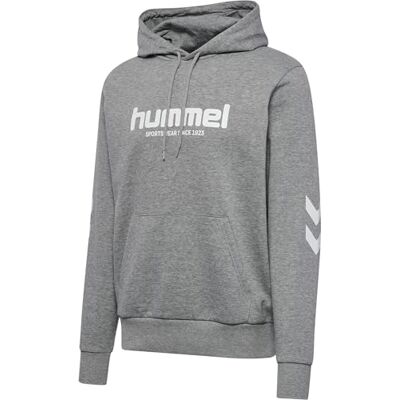 hummel , hmlLEGACY 2.0 hoodie, grå melange, M hummel , hmlLEGACY 2.0 hoodie, grå melange, M